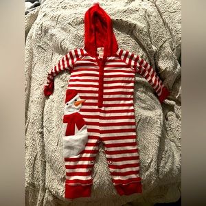 Little unisex snowman onsie